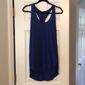 Free people blue racer back tank